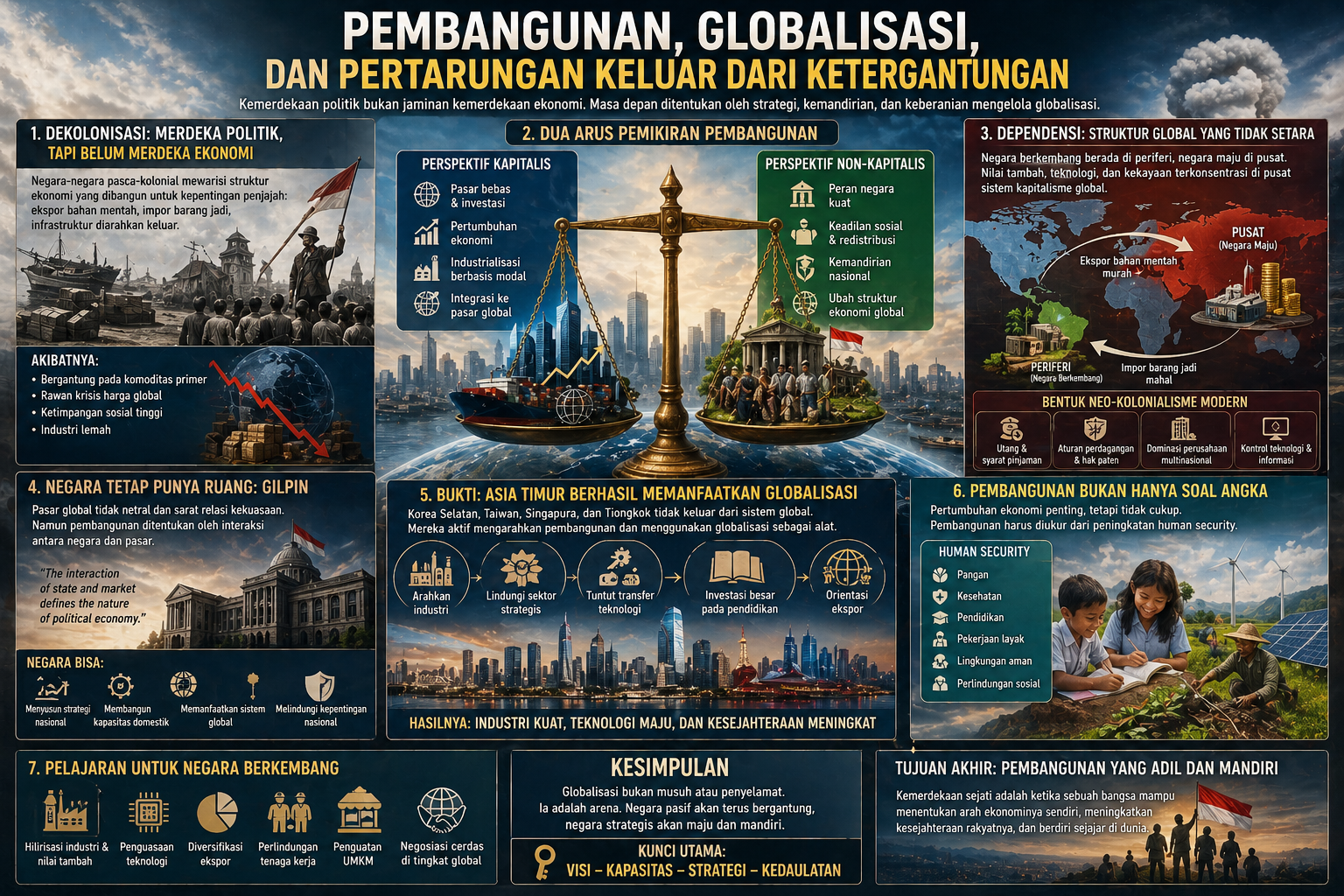Pembangunan, Globalisasi, dan Pertarungan Keluar dari Ketergantungan