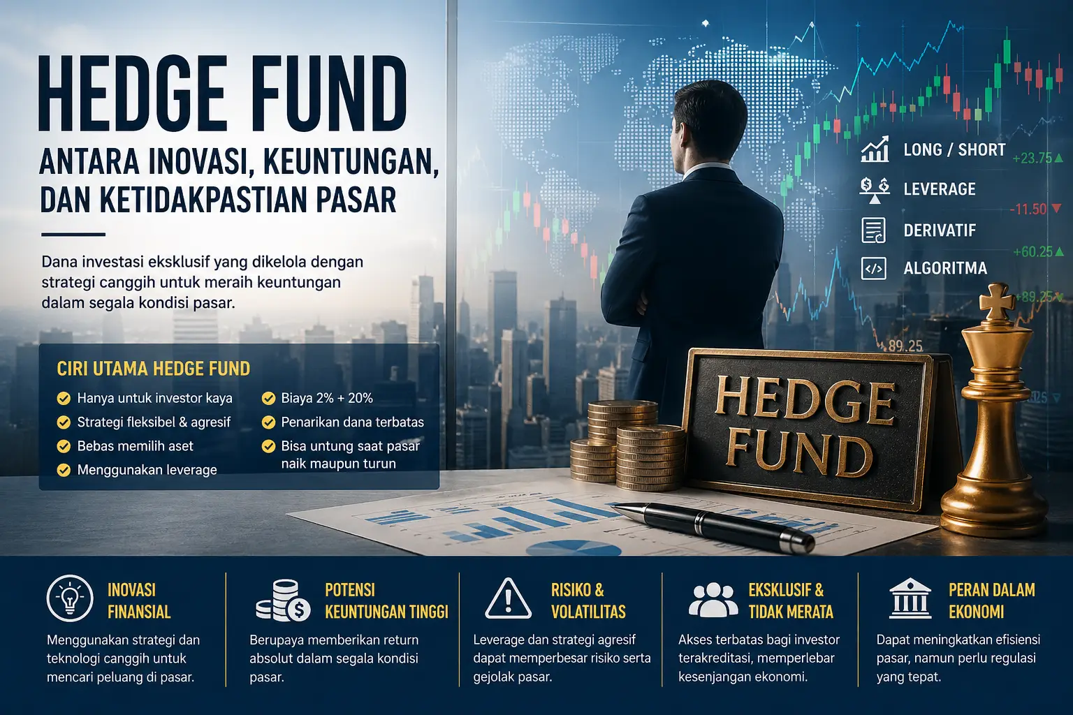 Hedge Fund: Antara Mesin Inovasi Finansial dan Simbol Ketimpangan Global