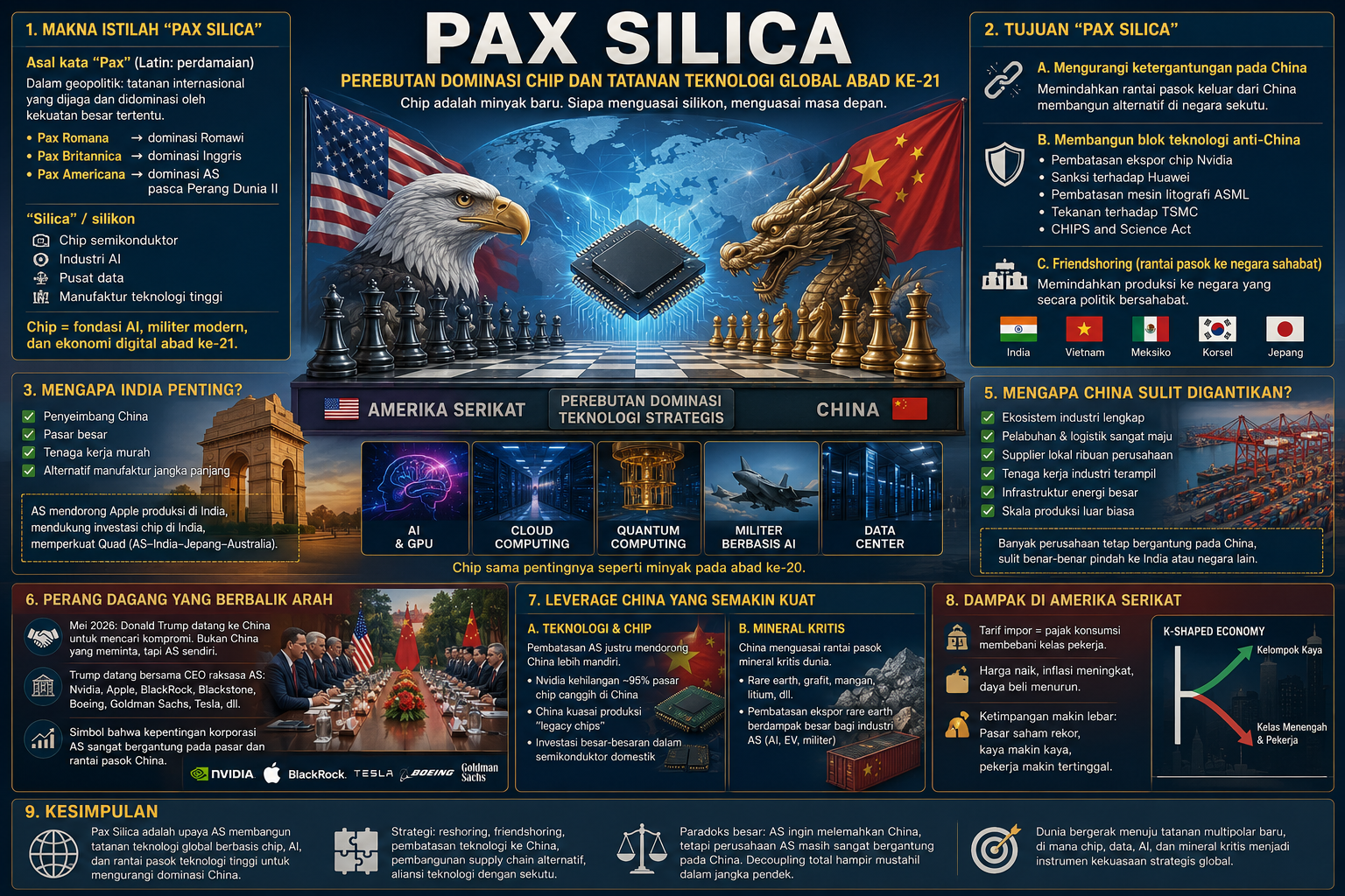 Pax Silica dan Pergeseran Hegemoni Global Abad ke-21