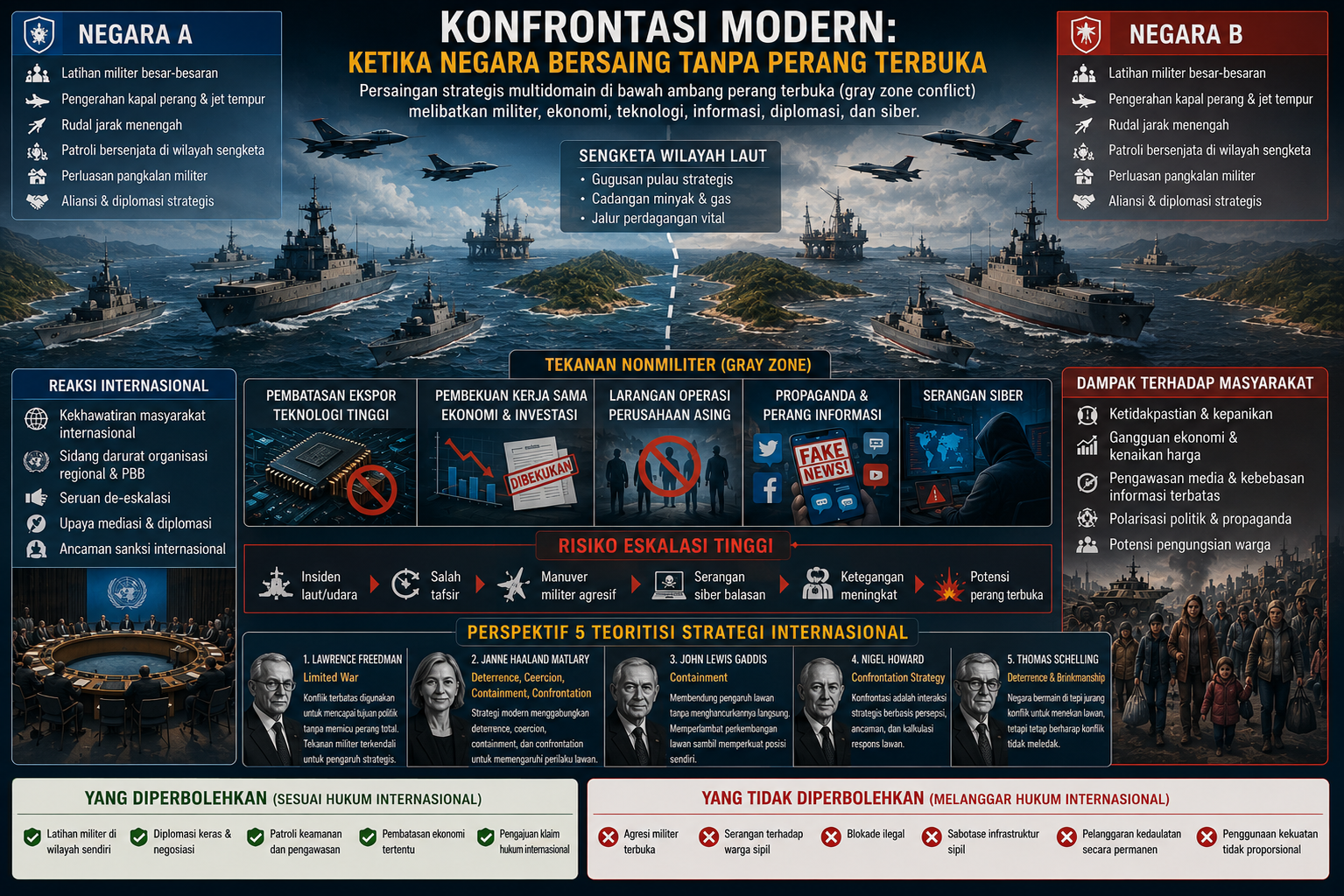 Konfrontasi Modern: Ketika Negara Bersaing Tanpa Perang Terbuka