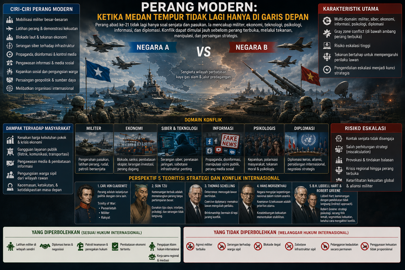 Perang Modern: Ketika Medan Tempur Tidak Lagi Hanya di Garis Depan