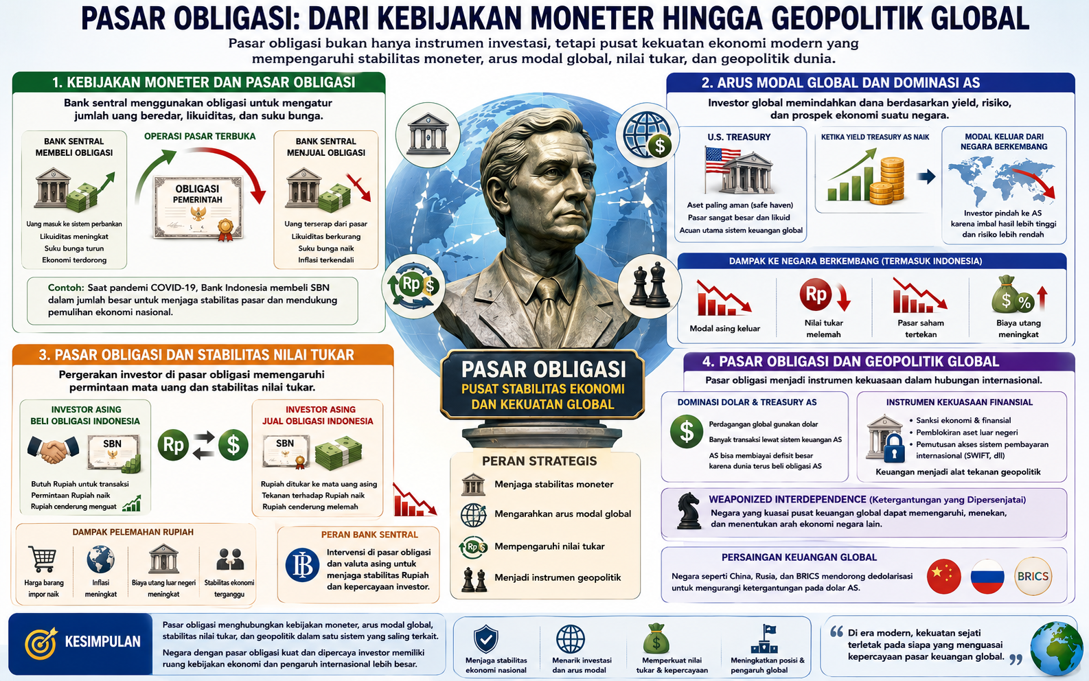 Pasar Obligasi: Dari Kebijakan Moneter hingga Geopolitik Global