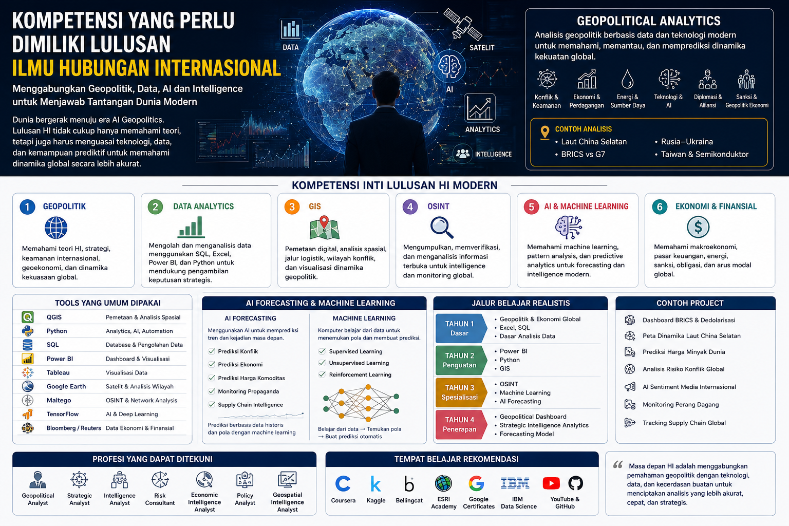 Lulusan Hubungan Internasional di Era AI Geopolitics: Mengapa Kompetensi Baru Menjadi Sangat Penting