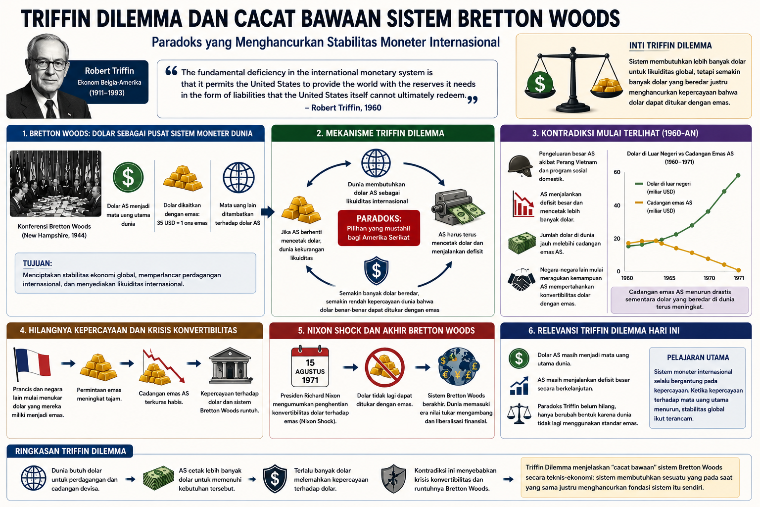 Triffin Dilemma dan Cacat Bawaan Sistem Bretton Woods
