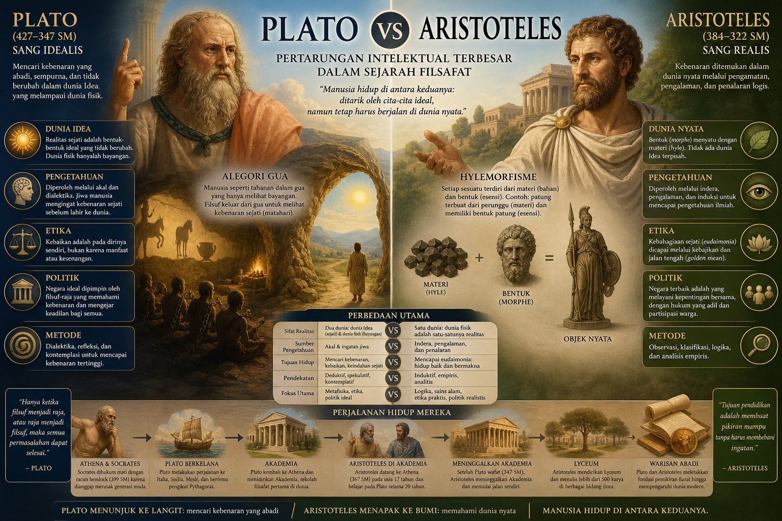 Plato dan Aristoteles: Antara Negara Ideal dan Negara yang Mungkin