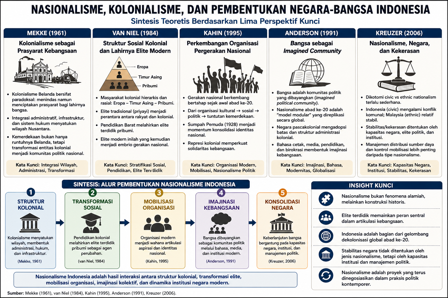 Nasionalisme Indonesia: Antara Warisan Kolonial, Imajinasi Politik, dan Tantangan Negara Modern
