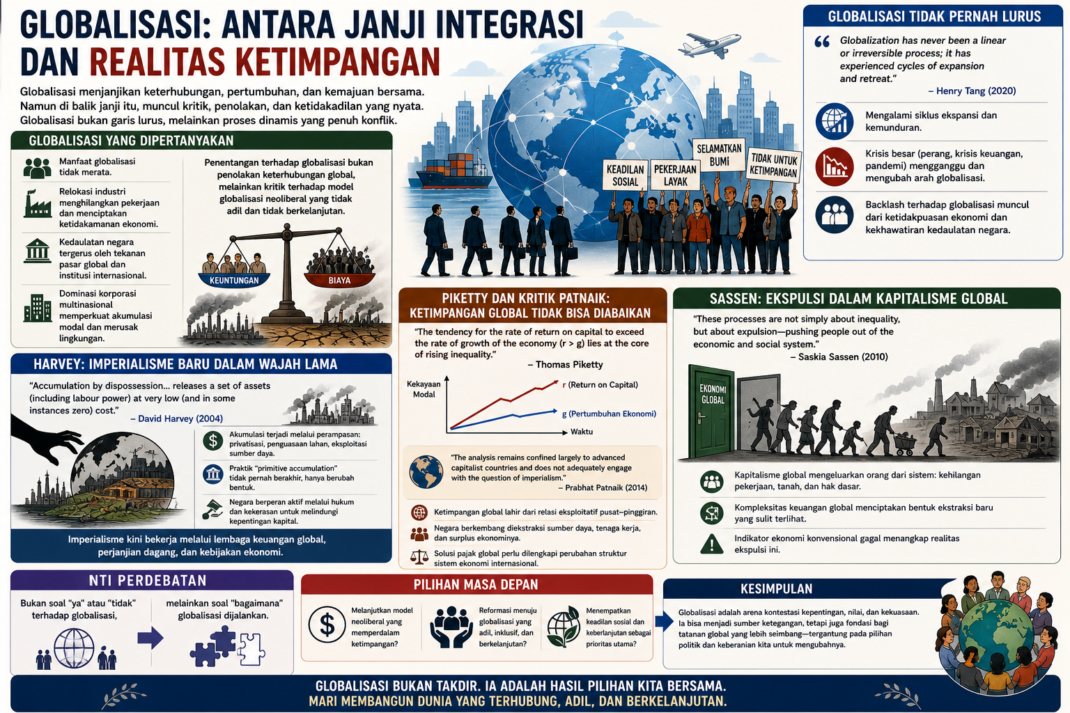 Globalisasi : Antara Janji Integrasi dan Realitas Ketimpangan