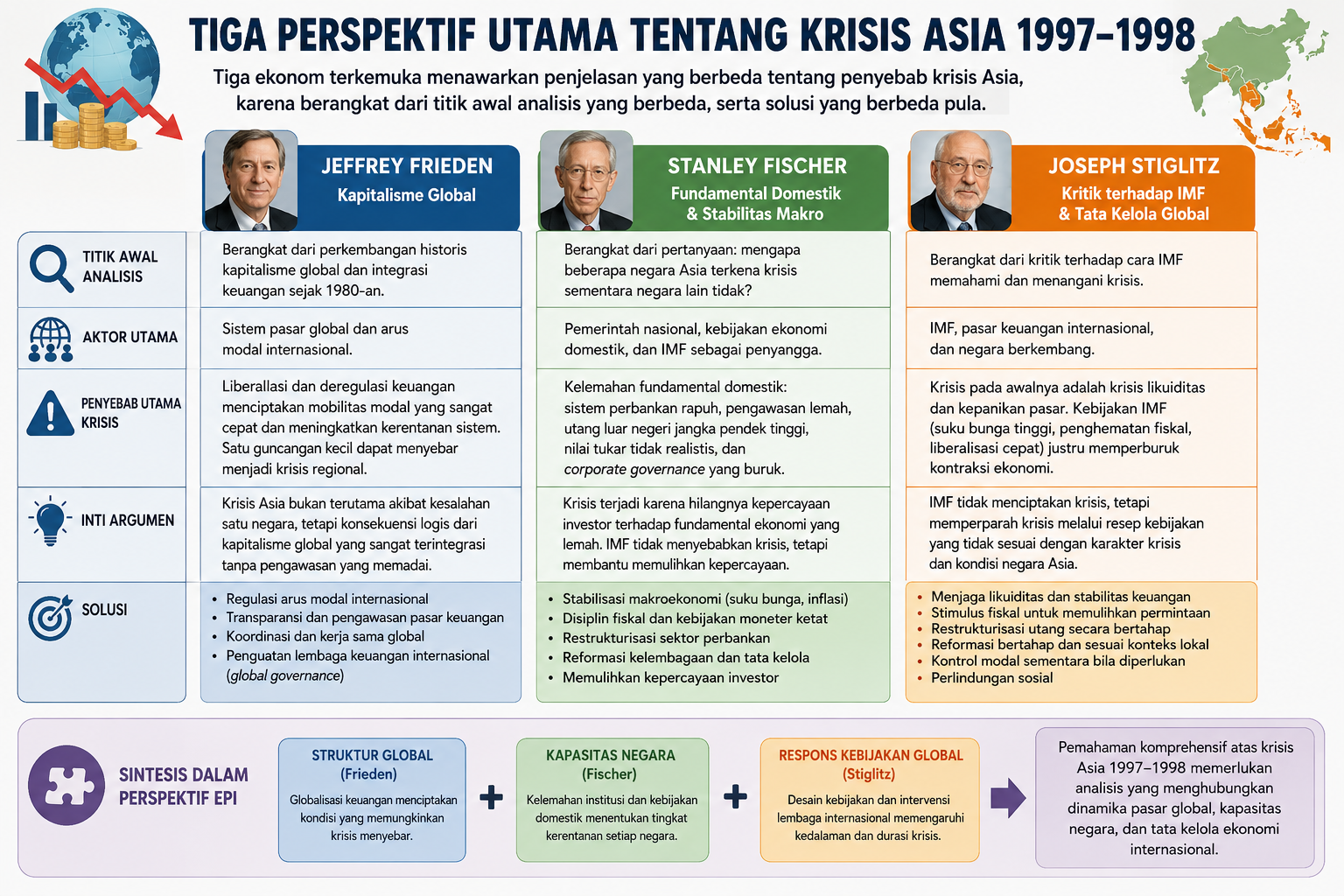 Krisis Asia 1997–1998: Tiga Cara Membaca Satu Krisis